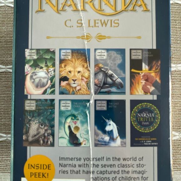 Chronicles of Narnia box set volumes 1-7 lot paperback new and unopened with bon - Picture 6 of 7